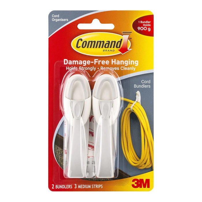 Command 3M Cord Bundler x 2's Pack (17304) FP10284