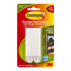 Command 3M Large Picture Hanging Strips - White (17206) FP10351
