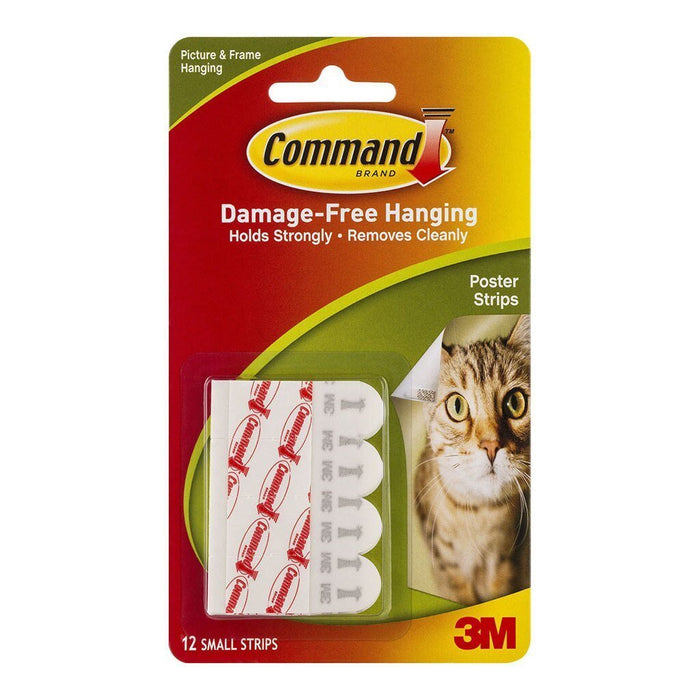 Command 3M Small Refill Strips x 12's Pack (17024) FP10357