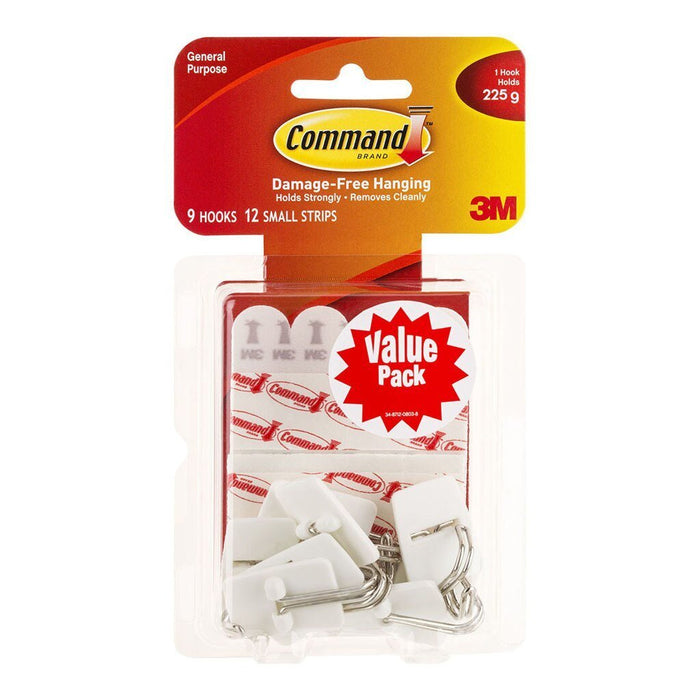 Command 3M Small Wire Utensil Hook x 9's Pack FP10332