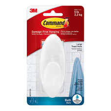 Command Large Frosted Towel Hook (BATH17-ES) FP11170