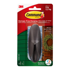 Command Large Metallic Bronze Outdoor Hook (17083BZ-AWES) FP11184