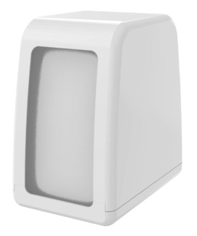 Compact Napkin Dispenser, Tall, Holds 250 Sheets - White MPH27657