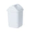 Compass 20L Rectangular Plastic Swing Top Bin White WE7640202