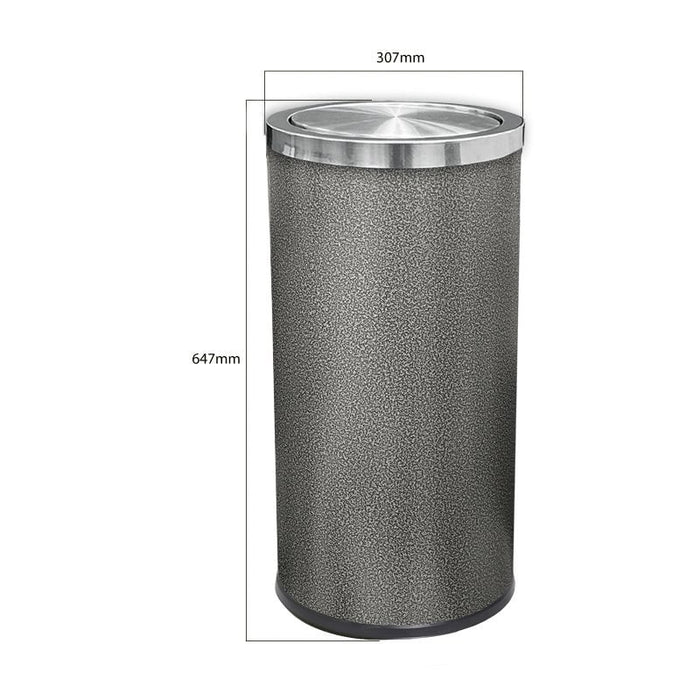 Compass 30L Hammertone Swing Top Bin WE769430