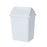 Compass 38L Rectangular Plastic Swing Top Bin White WE7640302