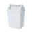 Compass 38L Rectangular Plastic Swing Top Bin White WE7640302