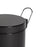 Compass 5L Round Black Powder Coated Pedal Bin WE76990501