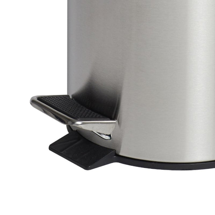Compass 5L Round Stainless Steel Pedal Bin WE769905