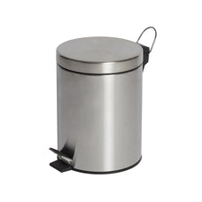 Compass 5L Round Stainless Steel Pedal Bin WE769905