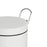 Compass 5L Round White Powder Coated Pedal Bin WE76990502