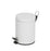 Compass 5L Round White Powder Coated Pedal Bin WE76990502