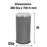 Compass 62L Hammertone Swing Top Bin WE769410