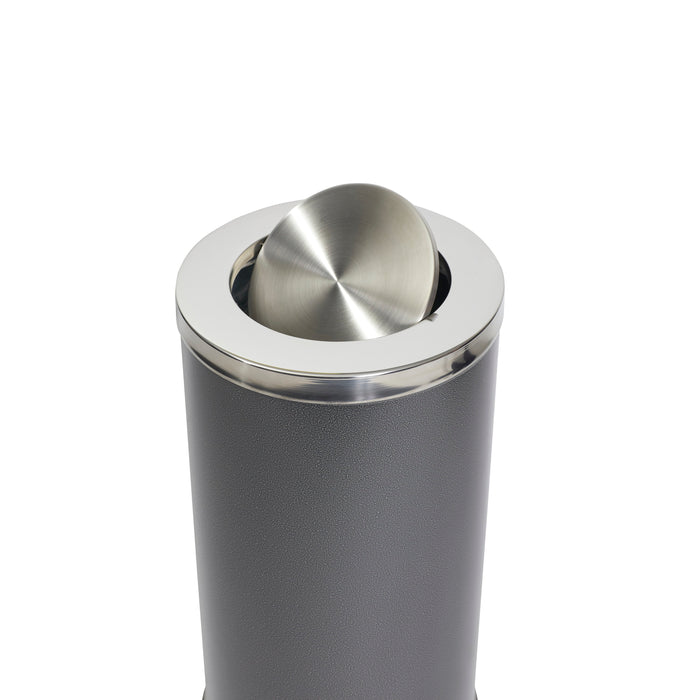 Compass 62L Hammertone Swing Top Bin WE769410
