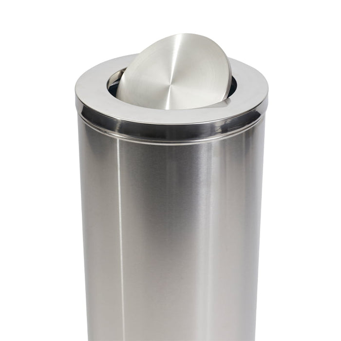 Compass 62L Stainless Steel Round Swing Top Bin WE769408
