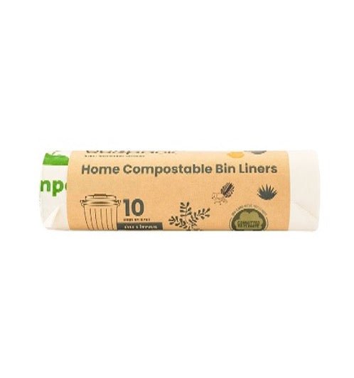 Compostable Bin Liners 80L, Natural, 12 Rolls x 10's (120 bags) ECED-2080