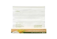 Compostable Resealable Storage Bags, 12 Boxes x 8's (96 bags) ECED-2605