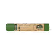 Compostable Wheelie Bin Liners, 240L, Green, 24 Rolls x 5's (120 bags) ECED-2240