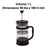 Connoisseur 1L / 8 Cup Coffee and Tea Plunger WE531108