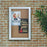 Corkboard With 1 Door - Aluminium Frame 900 x 600mm AOQT2363