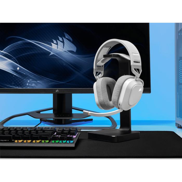 Corsair HS80 RGB Gaming Wireless Headset, White NN86373