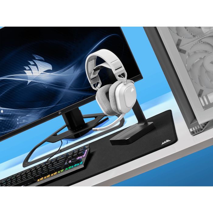 Corsair HS80 RGB Gaming Wireless Headset, White NN86373
