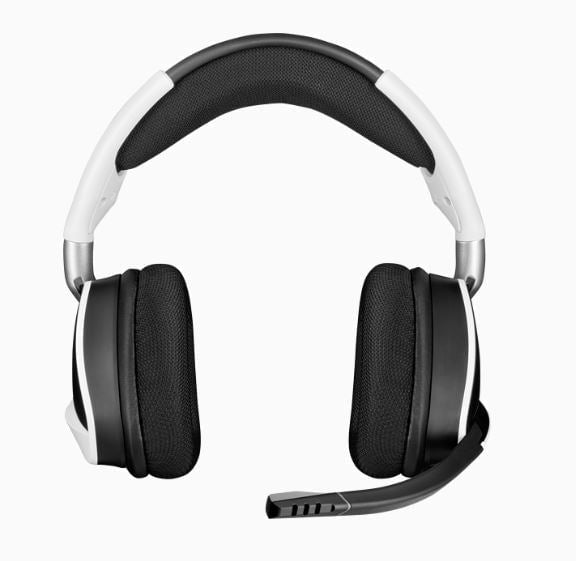 Corsair Void RGB Elite Wireless Premium Gaming Headset, 7.1 Surround Sound, White NN80180