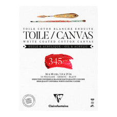 Cotton Canvas Pad White 36 x 48cm, 345g, 10 sheets FPC975224C