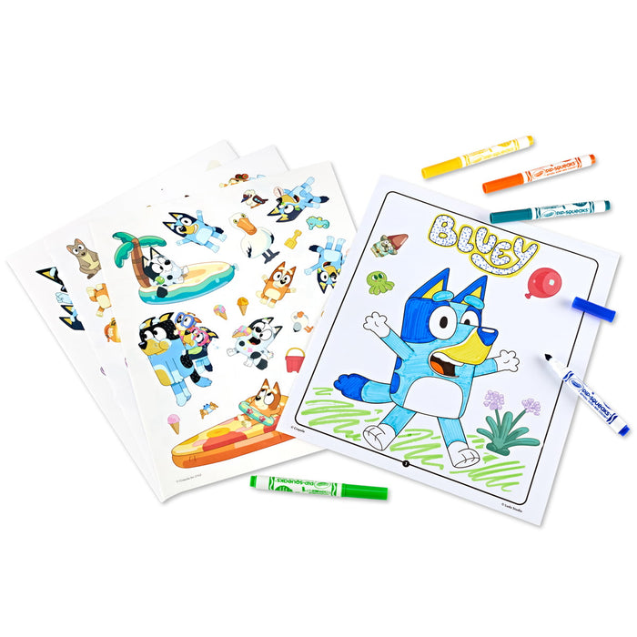Crayola Bluey Activity Set with Stickers & Markers CX1002576