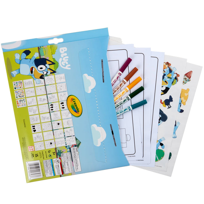 Crayola Bluey Activity Set with Stickers & Markers CX1002576