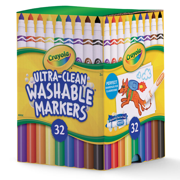 Crayola Broadline Markers Desk Pack, 32 Pieces CX1001961