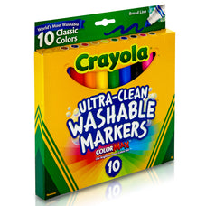 Crayola Classic Broadline Markers, 10's pack CX1001829