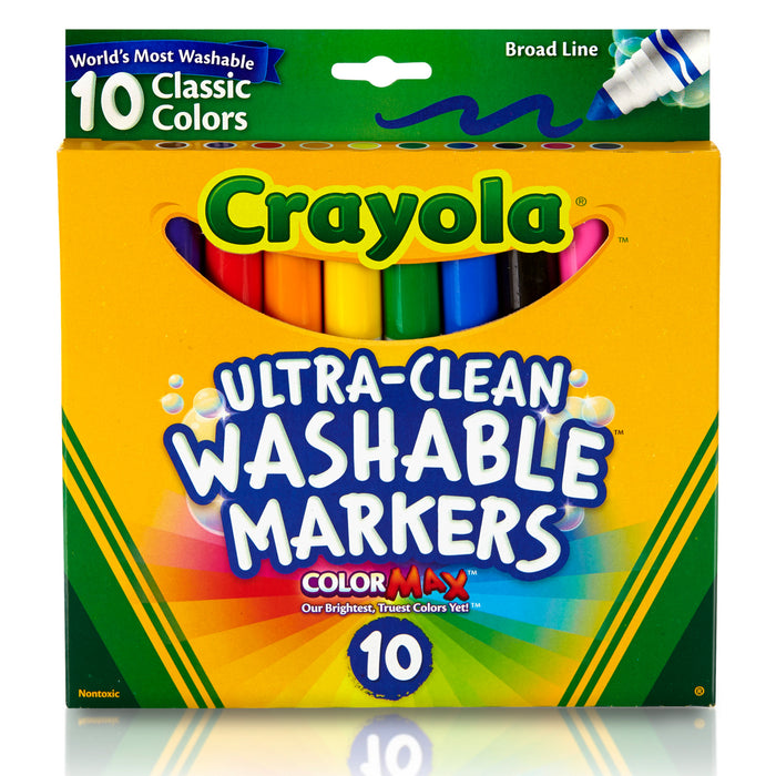 Crayola Classic Broadline Markers, 10's pack CX1001829