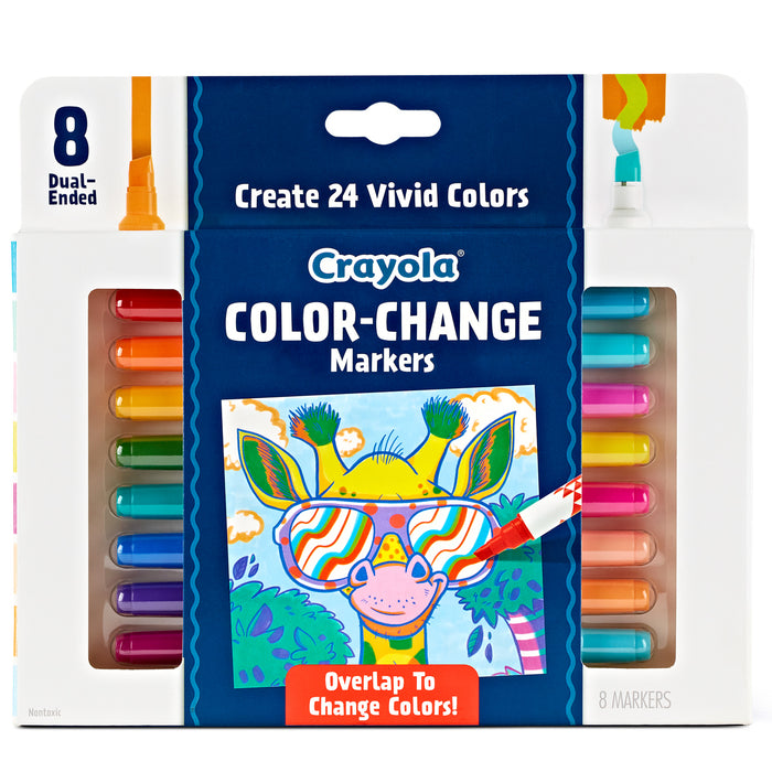 Crayola Color Change Markers, 8's pack CX1001975