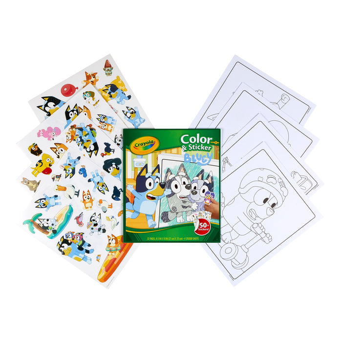 Crayola Color & Sticker Bluey CX1001868