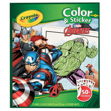 Crayola Color & Sticker Marvel Avengers CX1001866