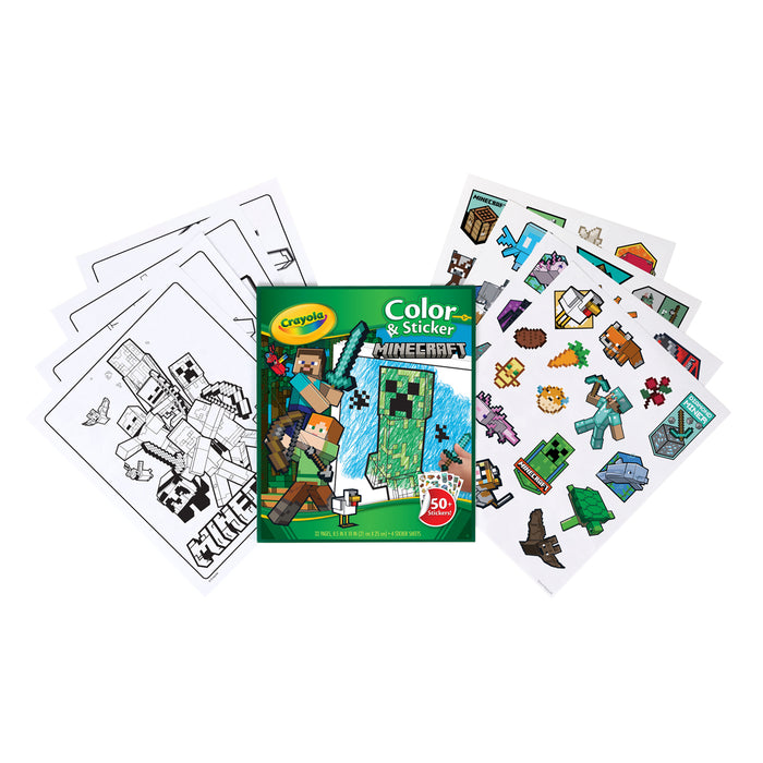 Crayola Color & Sticker Minecraft CX1001870