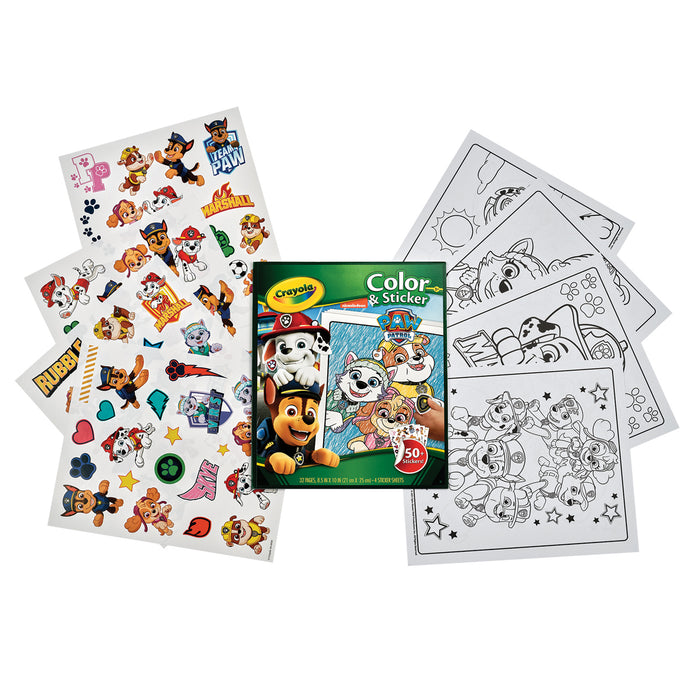 Crayola Color & Sticker Paw Patrol CX1001864