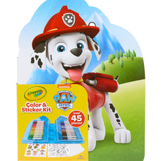 Crayola Color & Sticker Paw Patrol Kit, 45 Piece CX1002140