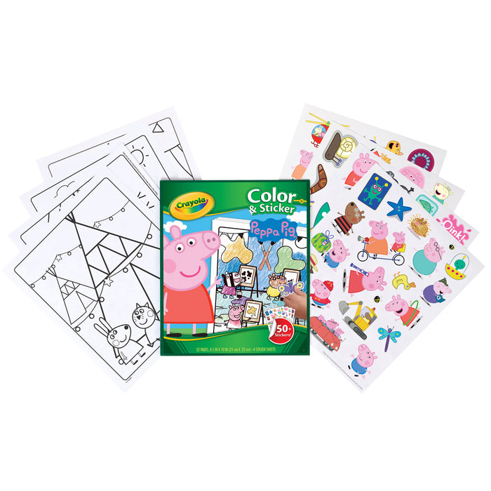 Crayola Color & Sticker Peppa Pig CX1001865