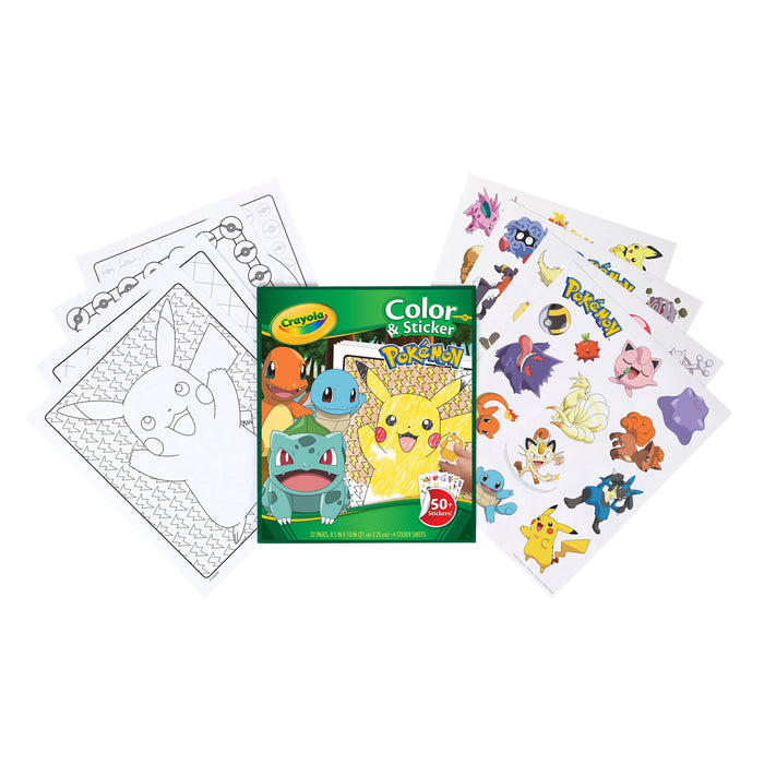Crayola Color & Sticker Pokemon CX1001869