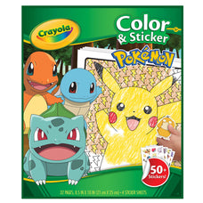 Crayola Color & Sticker Pokemon CX1001869