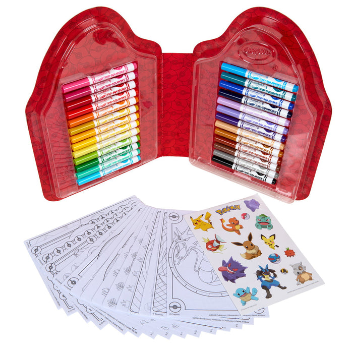 Crayola Color & Sticker Pokemon Kit, 45 Pieces CX1002142