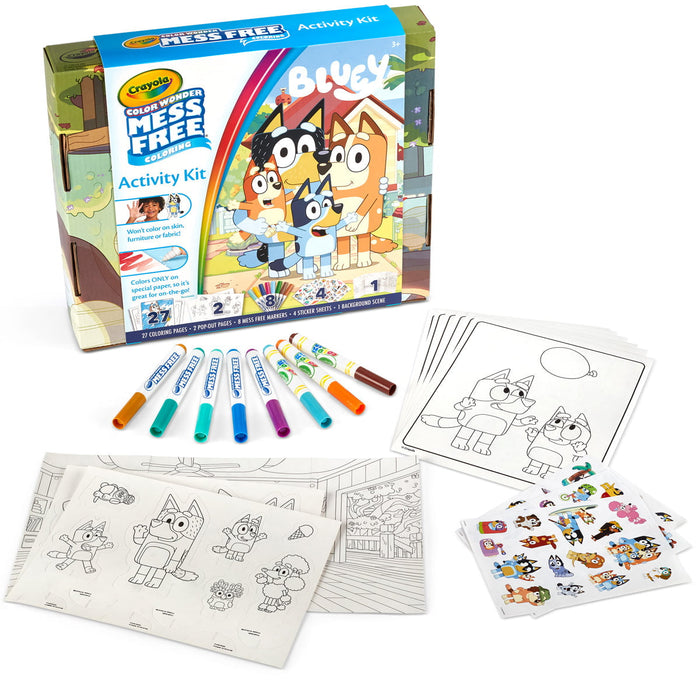 Crayola Color Wonder Activity Kit, Bluey CX1002130