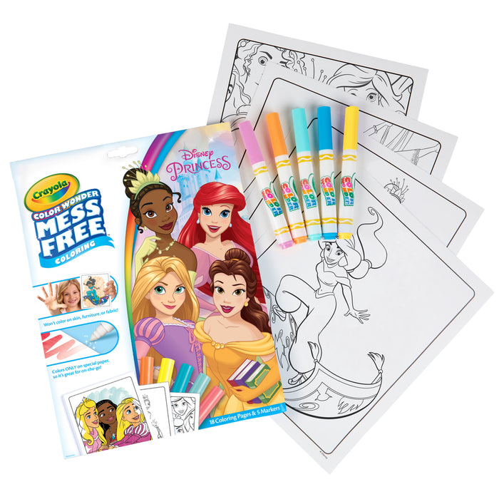 Crayola Color Wonder Foldalope Disney Princess, Includes Markers CX1001872