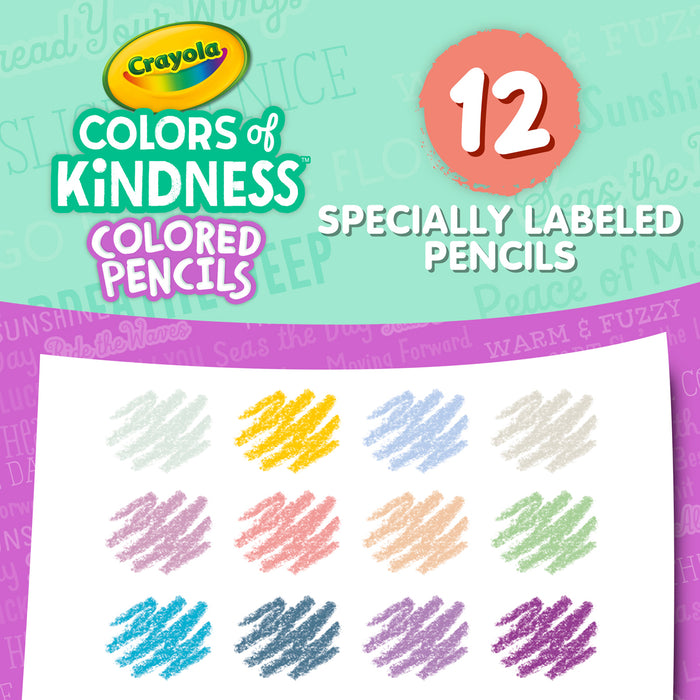 Crayola Colors of Kindness Colored Pencils, 12's pack CX1001968
