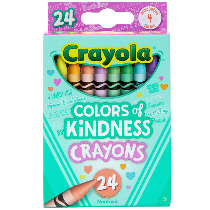 Crayola Colors of Kindness Crayons, 24's pack CX1001966