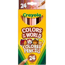 Crayola Colors of the World Colored Pencils, 24 Pieces CX1001964
