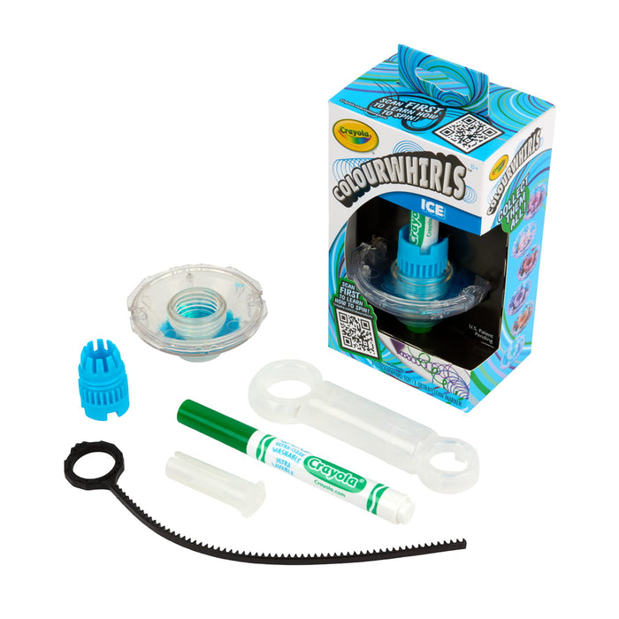 Crayola Colourwhirls Ice Creative Spinning Toy CX1002590
