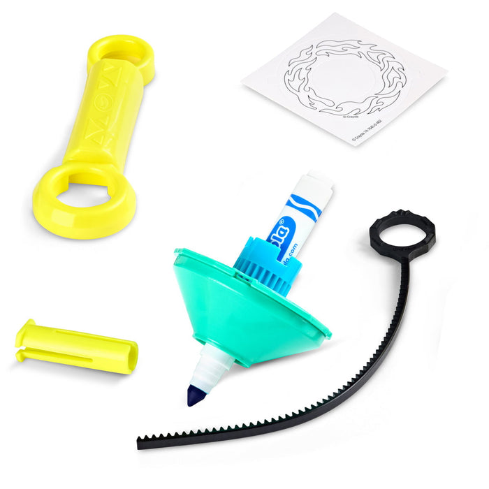 Crayola Colourwhirls Spin Art Toy, Neon CX1002172